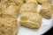 baked puff pastry squares