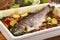 Baked Trout with Vegetables