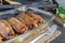 Baked Turkey wings in a baking dish