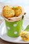 Baked zucchini muffins