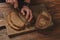 Baker Slicing Bran Bread