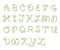 Bakers twine alphabet