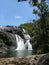 Bakers waterfall. Horton plains national park. Sri Lanka.