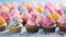 bakery background cupcake food