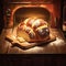 Bakery beauty Traditional oven yields fresh, hot cooked bread