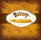 Bakery bread. seamless background pattern.