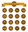 Bakery icons. illustrations collection.