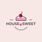 Bakery Logo Ideas, Bake and Cake Pastry Simple Sweet Dessert