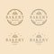 Bakery Logo Round Design Vintage