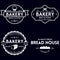 Bakery logotypes set. Bakery vintage design elements, logos, badges, labels, icons and objects. Bread house