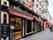 Bakery in Paris street view perspective