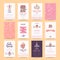 Bakery And Pastry Shop Business Cards, Menu Design