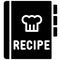 Bakery Recipe Book icon, Bakery and baking related vector
