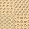 Bakery seamless pattern set consisting of bread, croissant, cup