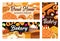 Bakery shop, bread house cartoon vector banners