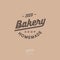 Bakery shop vintage logo. Bakery and pastry sign. Homemade organic bread.
