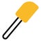 Bakery silicone spoon, icon