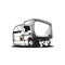 Bakery truck cartoon illustration vector template