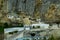 Bakhchisaray Cave Monastery, also known as Assumption Monastery of the Caves, Crimea. Aerial view