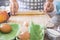 Baking activity at home with close up of woman wife hands preparing a tasty and healthy natural pie with farina and eggs more