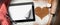 Baking Background with Heart and Tablet PC