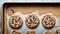 Baking Bliss An Expressive Tribute to National Pecan Cookie Day.AI Generated
