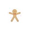 Baking, Christmas, gingerbread icon. Element of Christmas for mobile concept and web apps. Colored Baking, Christmas, gingerbread