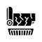 baking foil glyph icon vector illustration