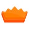 Baking mold icon, cartoon style