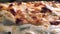 Baking pizza detail