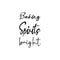 baking spirits bright black letter quote