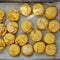 Baking sweet potato scones