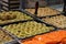 Baklava for sale at Mahane Yehuda market, Jerusalem