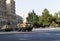 Baku - Azerbaijan: 15 September 2018. Soviet Multiple Rocket Launcher BM-21 Grad 122 mm. Military Parade