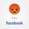 Baku, Azerbaijan - April 23, 2019: Facebook new like button. Emoji