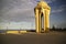 Baku Azerbaijan Flame Of Hope Eternal Flame memorial at Freedom Square Alley of Martyrs