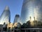 Baku landscapes. Flame towers. Modern architecture 1