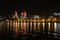 Baku Skyline at night Azerbaijan