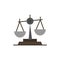 Balance, Court, Judge, Justice, Law, Legal, Scale, Scales  Flat Color Icon. Vector icon banner Template