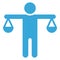 Balance, equal opportunities Vector Icon which can easily modify