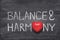 Balance and harmony heart