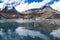 Balance and harmony: Stone stacks and Sacred Lake near Gokyo