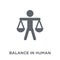 Balance in human resources icon from Human resources collection.