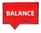 Balance misty rose pink banner button