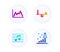 Balance, Musical note and Diagram icons set. Development plan sign. Concentration, Music, Growth graph. Vector