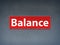 Balance Red Banner Abstract Background