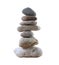 Balance Stones stacked to pyramid.