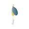 Balance striped insect fishing bait with steel hook