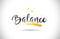 Balance Word Vector Text with Golden Stars Trail and Handwritten