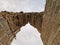 Balanced diyarbakir city walls arches in suriÃ§i